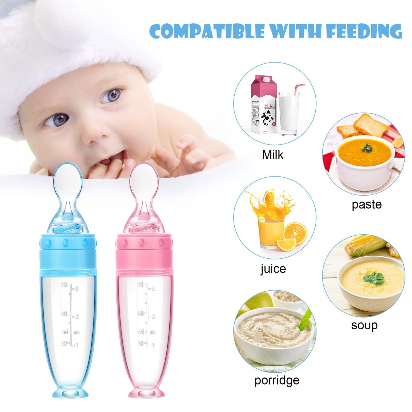 Easy Squeeze Baby Spoon