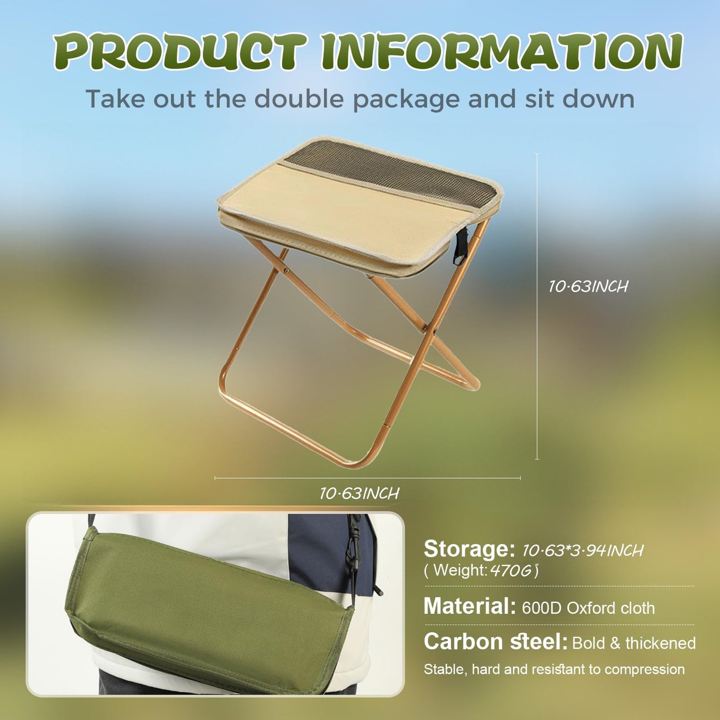 Pocket Adventure Stool
