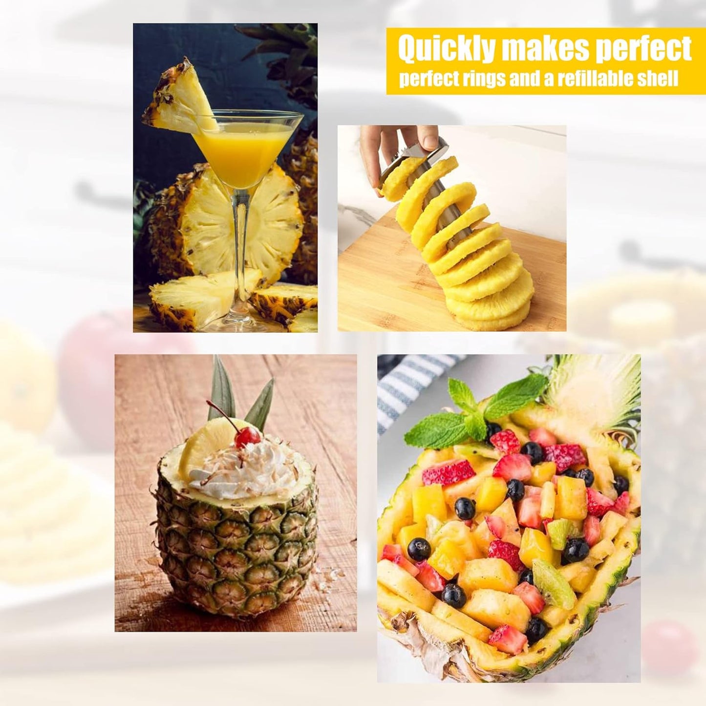 Stainless Steel Fruit Pineapple Peeler Cutter